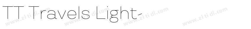 TT Travels Light字体转换